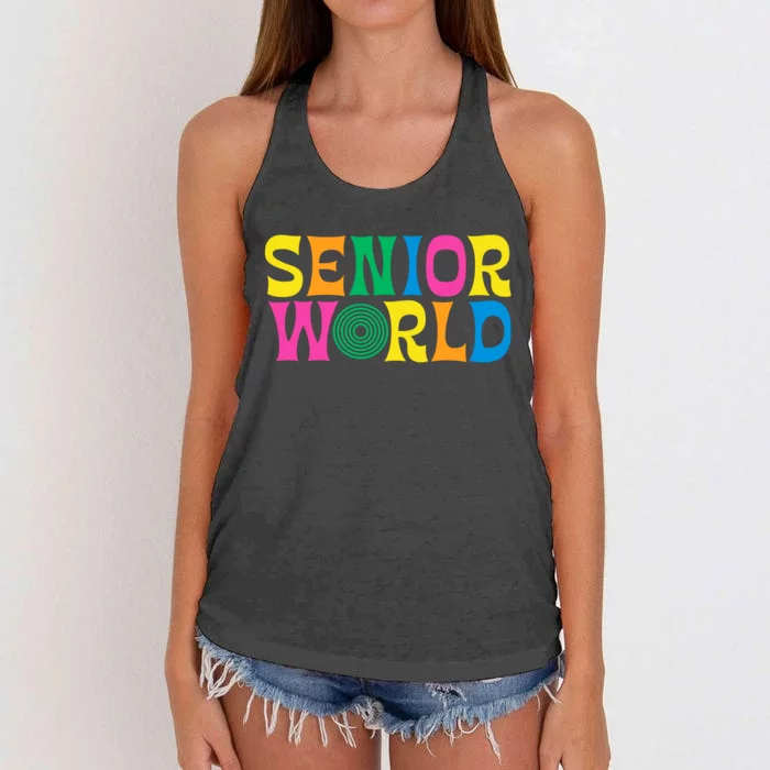 Senior World Women's Knotted Racerback Tank