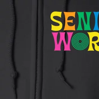 Senior World Full Zip Hoodie