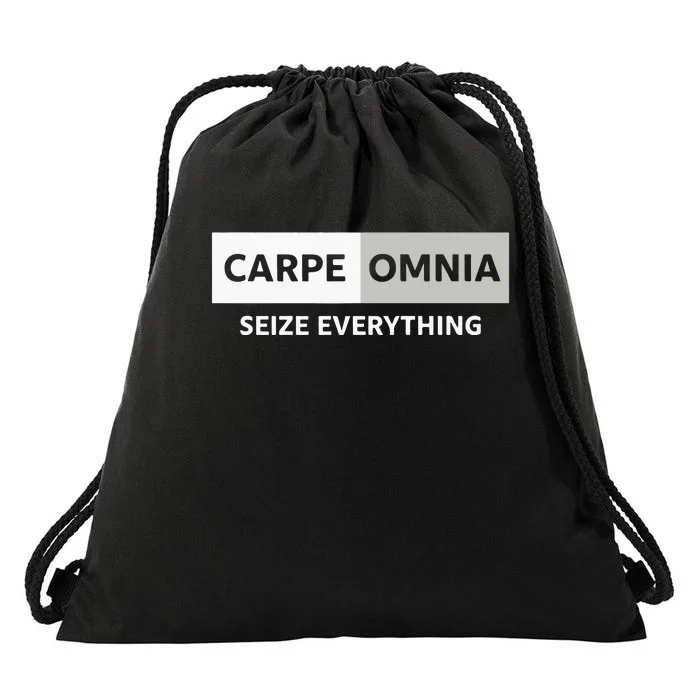 Sam Williams Sr Carpe Omnia Seize Everything Drawstring Bag