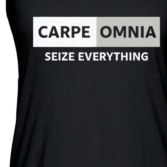 Sam Williams Sr Carpe Omnia Seize Everything Ladies Essential Flowy Tank