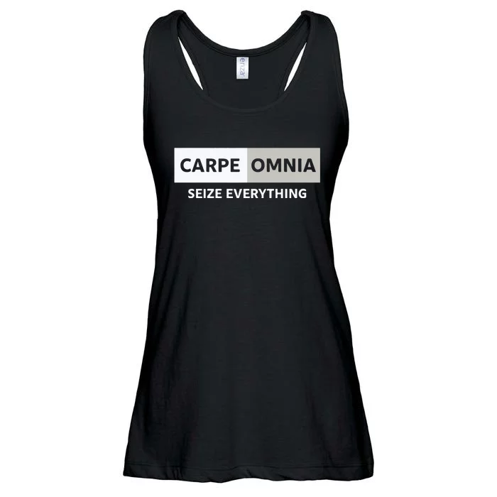 Sam Williams Sr Carpe Omnia Seize Everything Ladies Essential Flowy Tank