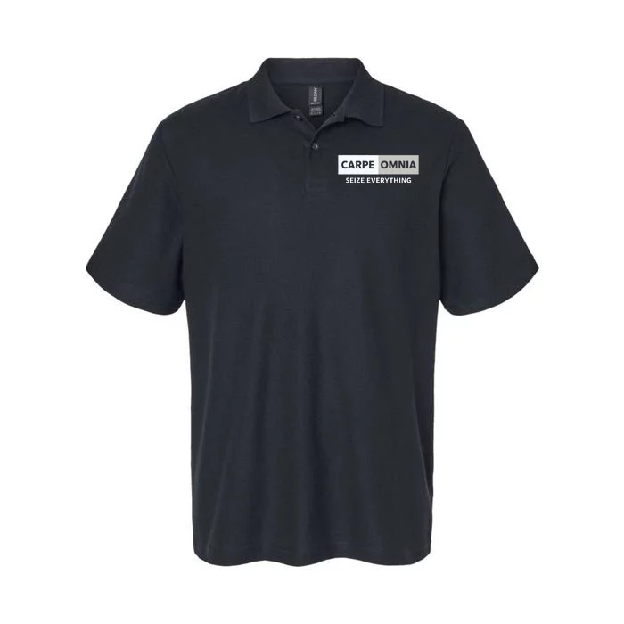 Sam Williams Sr Carpe Omnia Seize Everything Softstyle Adult Sport Polo