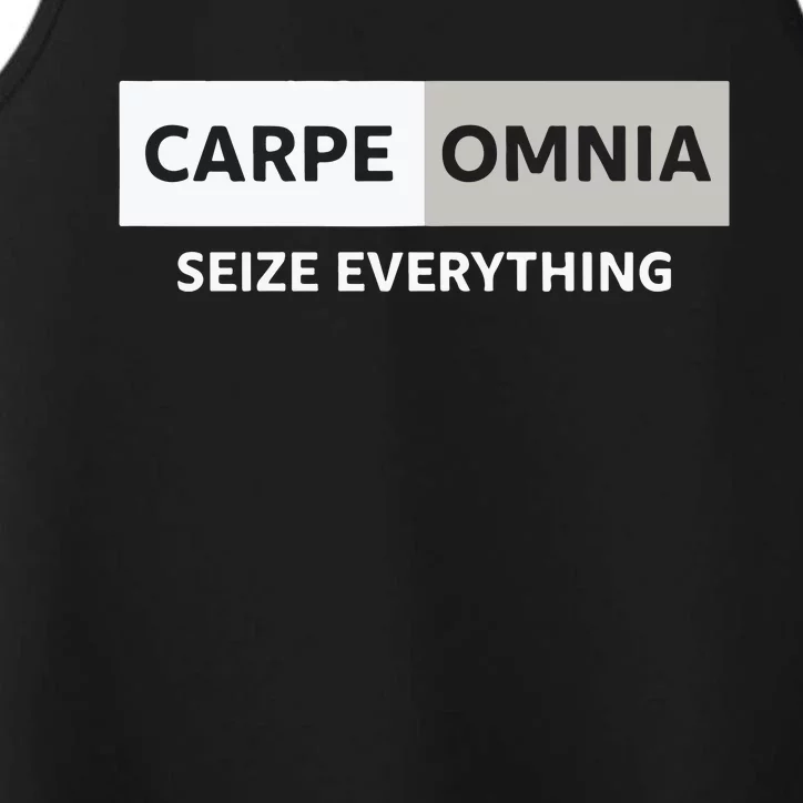 Sam Williams Sr Carpe Omnia Seize Everything Performance Tank