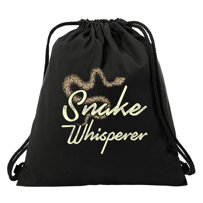 Snake Whisperer Snake Drawstring Bag