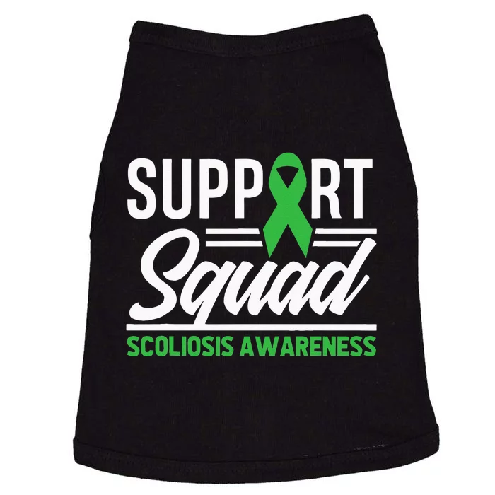 Scoliosis Warrior Support Squad Scoliosis Awareness Doggie Tank