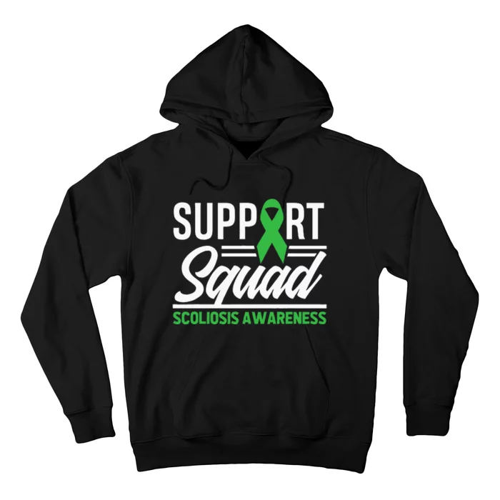 Scoliosis Warrior Support Squad Scoliosis Awareness Hoodie