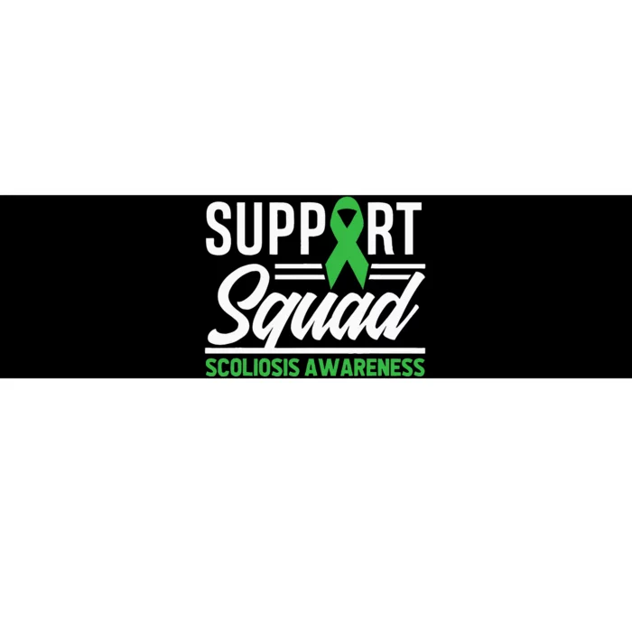 Scoliosis Warrior Support Squad Scoliosis Awareness Bumper Sticker