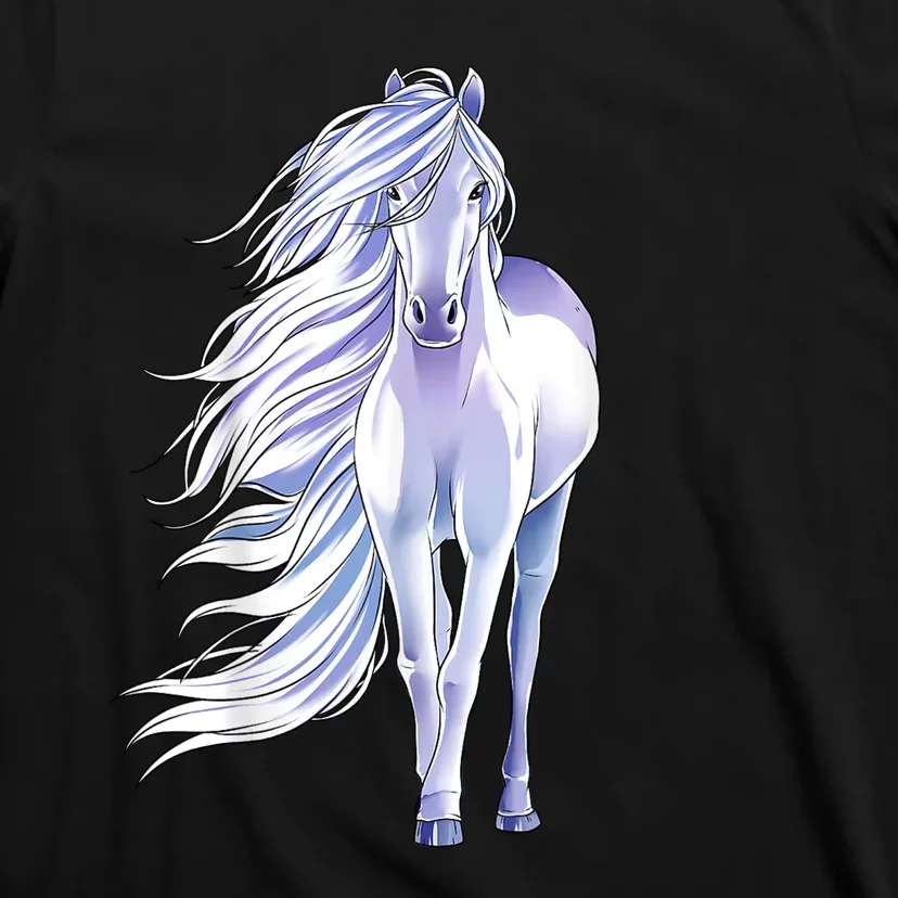 Silver White Stallion T-Shirt