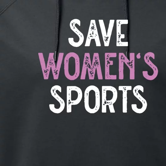 Save Women Sports Support Performance Fleece Hoodie