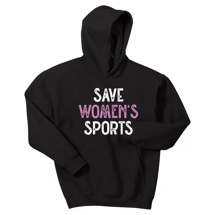 Save Women Sports Support Kids Hoodie