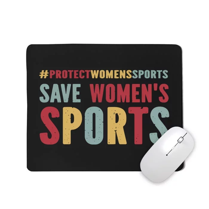 Save Woman Sports Mousepad