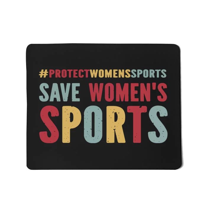 Save Woman Sports Mousepad