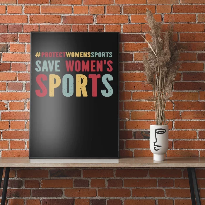 Save Woman Sports Poster