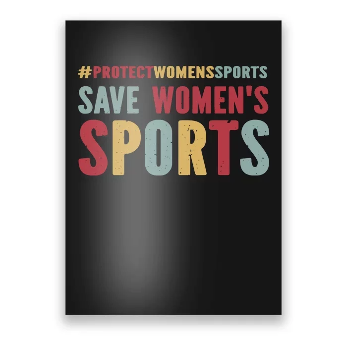 Save Woman Sports Poster