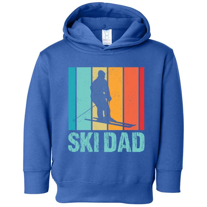 Ski Winter Skiing Ski Dad Gift Toddler Hoodie