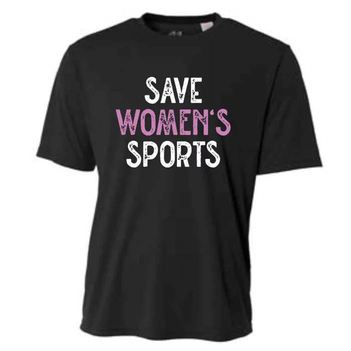 Save Womens Sports Support Riley Gaines Cooling Performance Crew T-Shirt