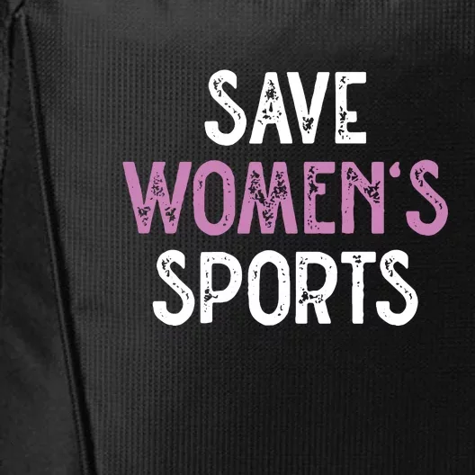 Save Womens Sports Support Riley Gaines City Backpack