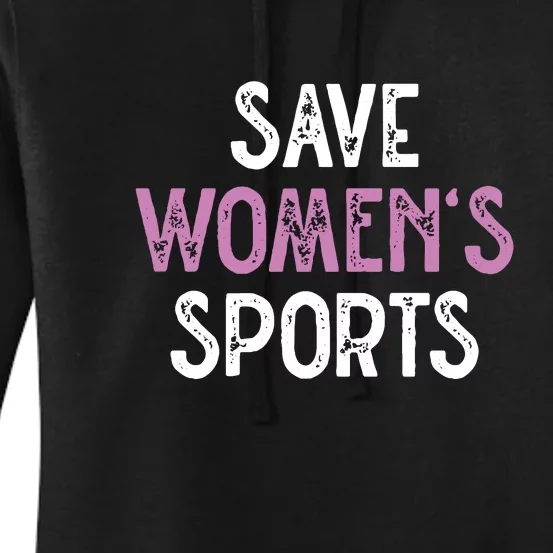 Save Womens Sports Support Riley Gaines Women's Pullover Hoodie