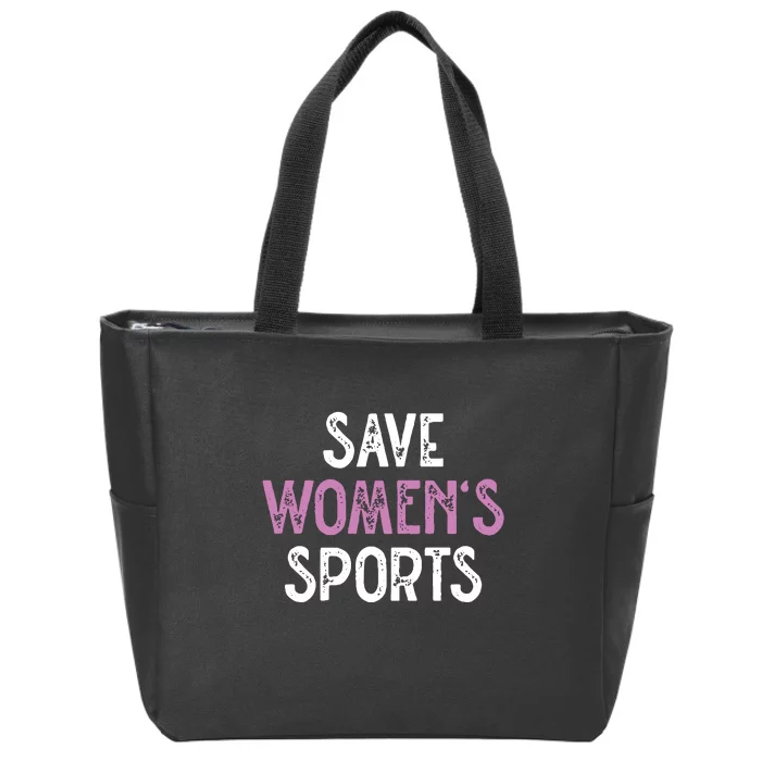 Save Womens Sports Support Riley Gaines Zip Tote Bag