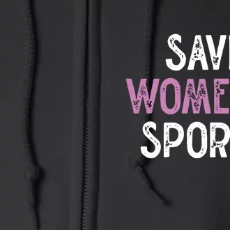 Save Womens Sports Support Riley Gaines Full Zip Hoodie