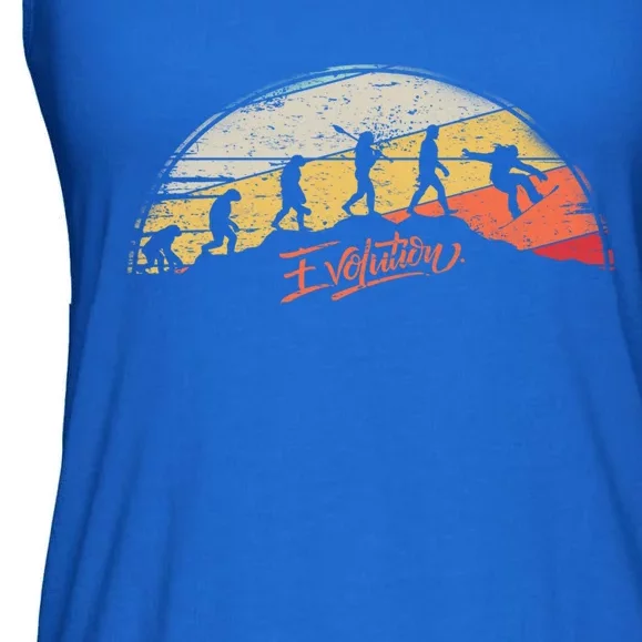 Snowboard Winter Skiing Sports Ski Evolution Gift Ladies Essential Flowy Tank