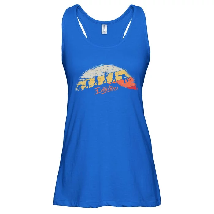 Snowboard Winter Skiing Sports Ski Evolution Gift Ladies Essential Flowy Tank