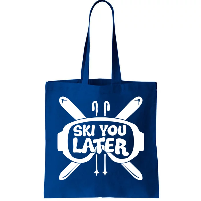 Skiing Winter Sports Meaningful Gift Skier Ski Mountains Skiing Cool Gift Tote Bag