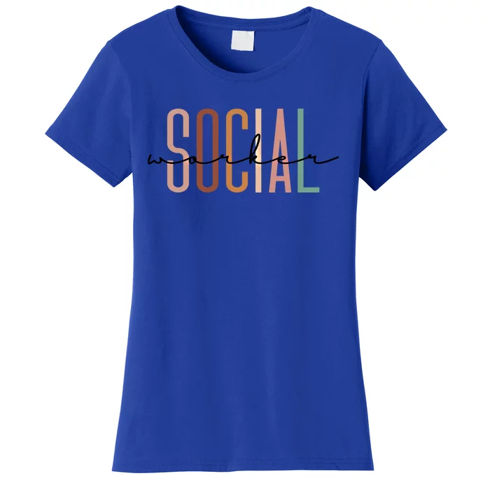 Social Worker Social Work Life Coworker Gift Women's T-Shirt