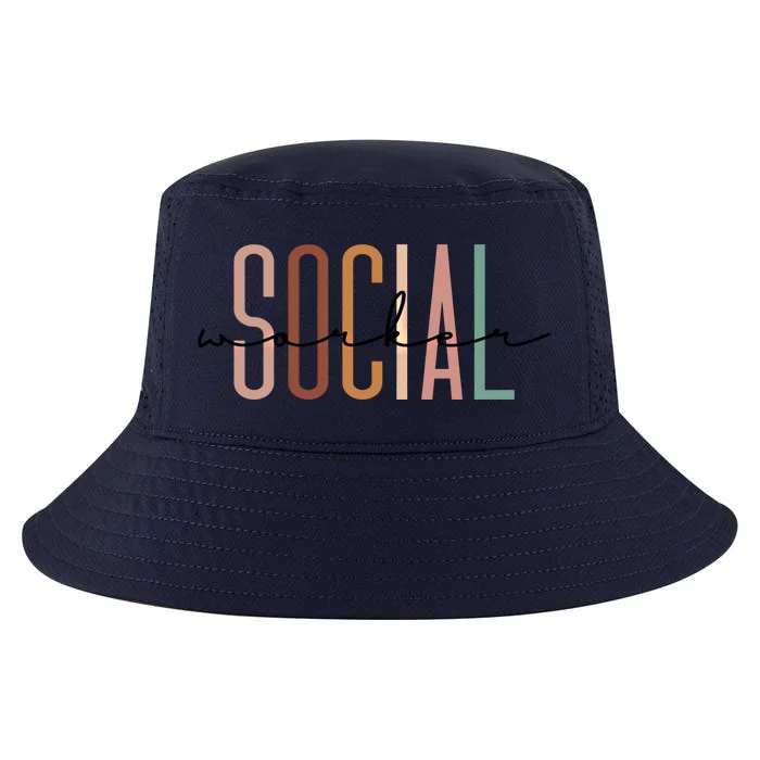 Social Worker Social Work Life Coworker Gift Cool Comfort Performance Bucket Hat