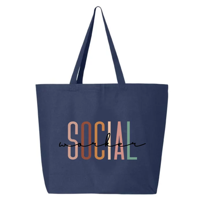 Social Worker Social Work Life Coworker Gift 25L Jumbo Tote