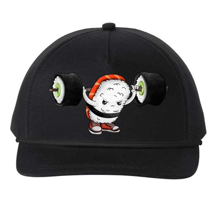 Sushi Weightlifting Snapback Five-Panel Rope Hat