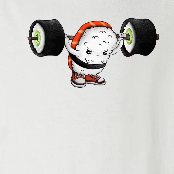 Sushi Weightlifting Toddler Long Sleeve Shirt