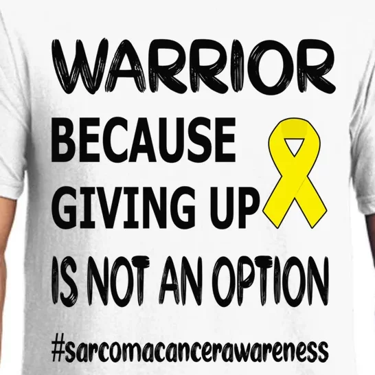 Sarcoma Warrior Sarcoma Cancer Survivor Gift Pajama Set