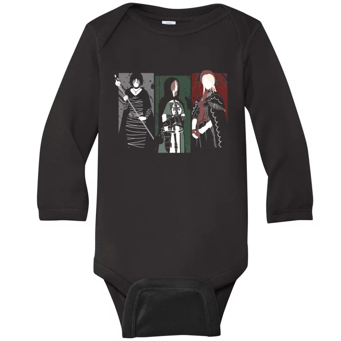 Souls Waifus Baby Long Sleeve Bodysuit