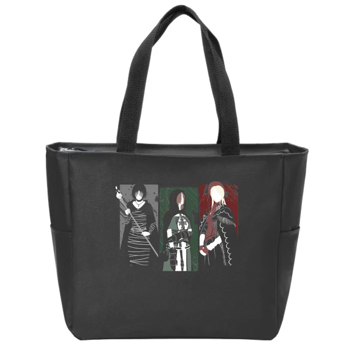 Souls Waifus Zip Tote Bag