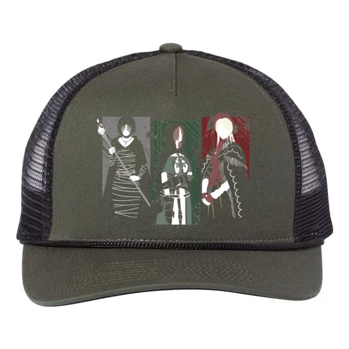 Souls Waifus Retro Rope Trucker Hat Cap