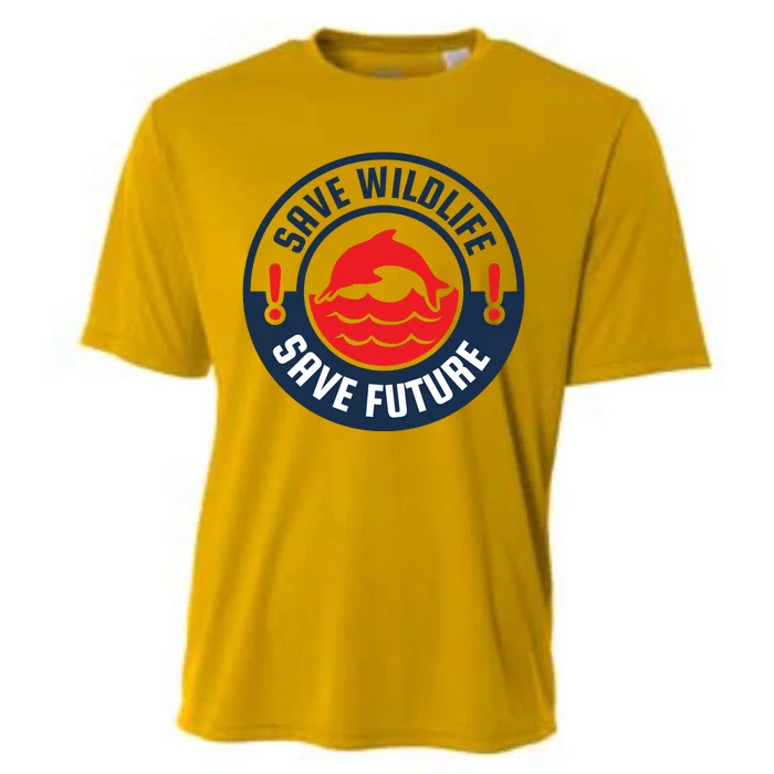 Save Wildlife Save Future Cooling Performance Crew T-Shirt