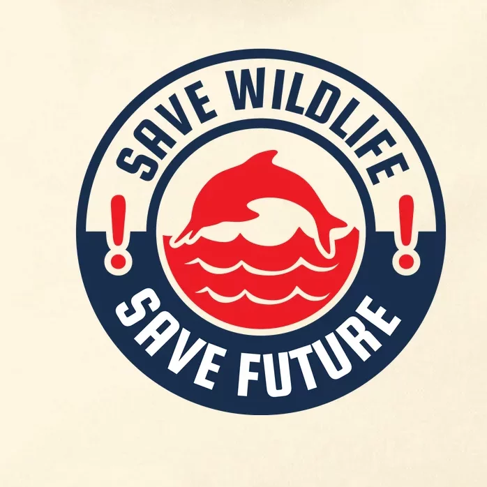 Save Wildlife Save Future Zip Tote Bag