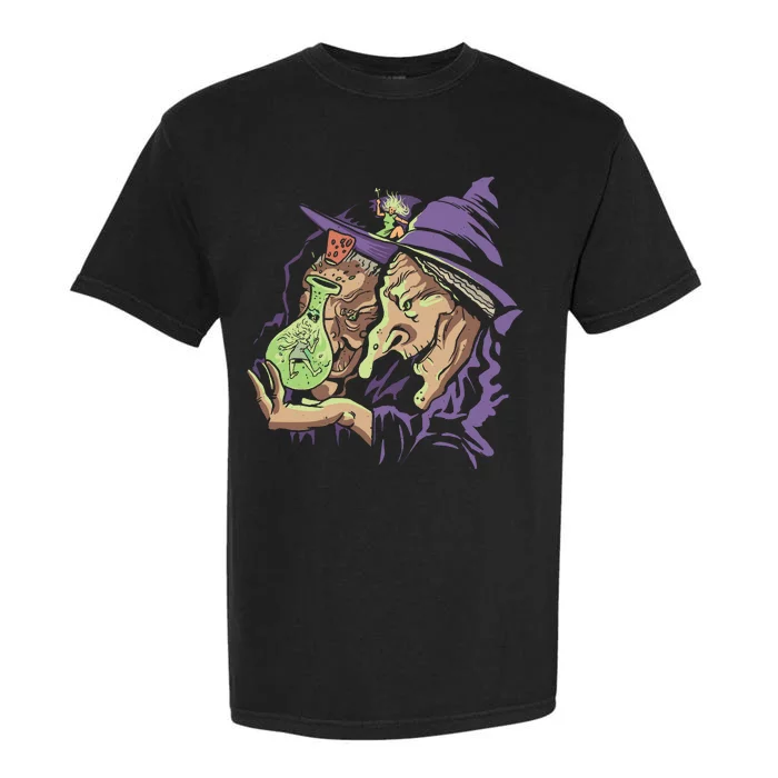 Scary Witch Garment-Dyed Heavyweight T-Shirt