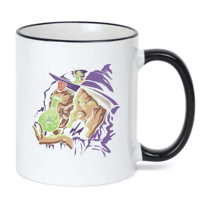 Scary Witch Black Color Changing Mug