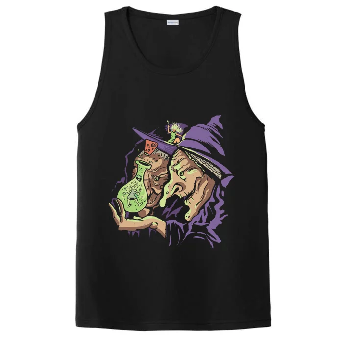 Scary Witch Performance Tank