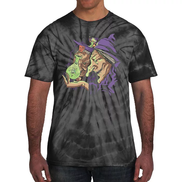 Scary Witch Tie-Dye T-Shirt