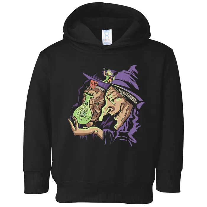 Scary Witch Toddler Hoodie