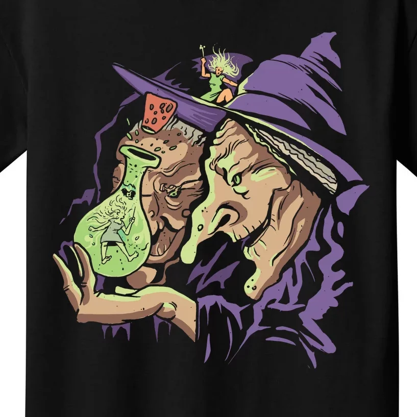 Scary Witch Kids T-Shirt