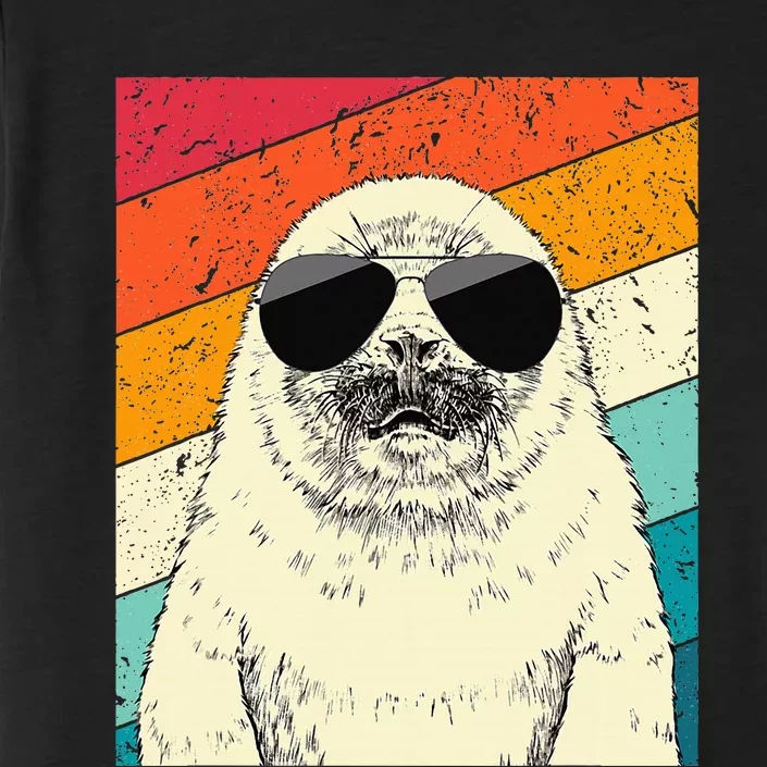 Seal With Sunglasses Animal Lovers ChromaSoft Performance T-Shirt