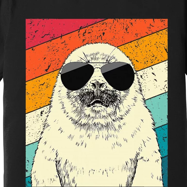 Seal With Sunglasses Animal Lovers Premium T-Shirt