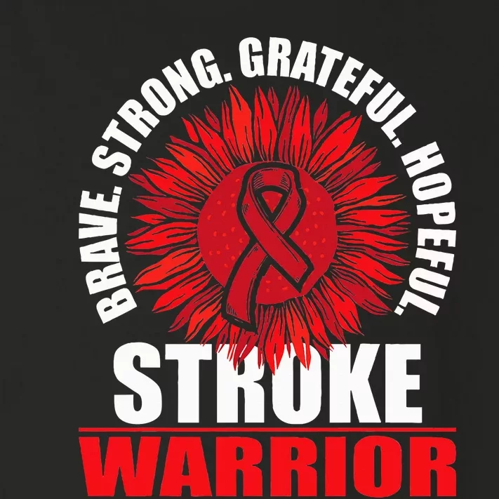 Stroke Warrior  Stroke Survivor Red Awareness Ribbon Toddler Long Sleeve Shirt