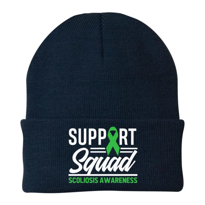 Scoliosis Warrior Support Squad Scoliosis Awareness Knit Cap Winter Beanie