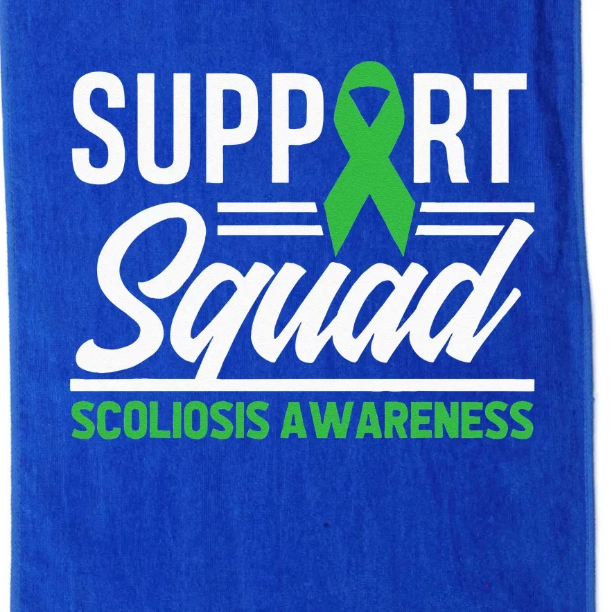 Scoliosis Warrior Support Squad Scoliosis Awareness Platinum Collection Golf Towel