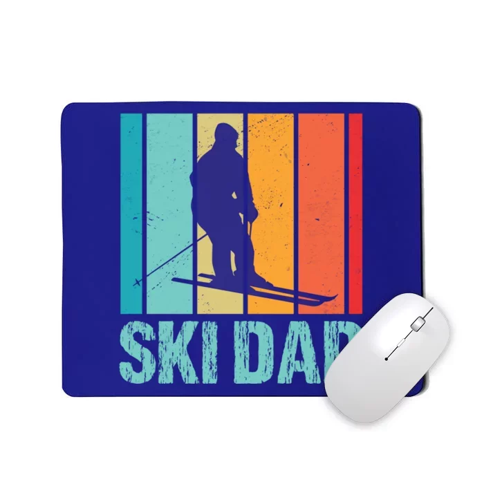 Ski Winter Skiing Ski Dad Cute Gift Mousepad